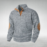 Pull Classique Homme Maille Chaud - Gris Clair