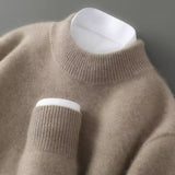 Pull en cachemire col V homme coupe ajustée