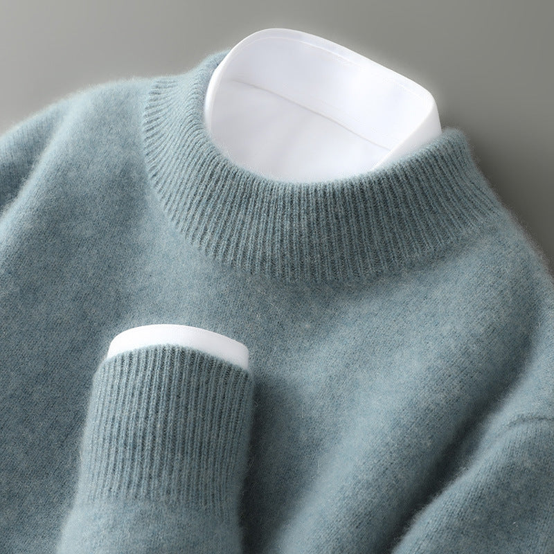 Pull en cachemire col V homme coupe ajustée