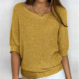 Pull Femme Léger Maille Douce Col Rond