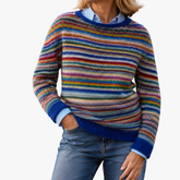 Pull Nordique Femme Maille Coupe Fluide