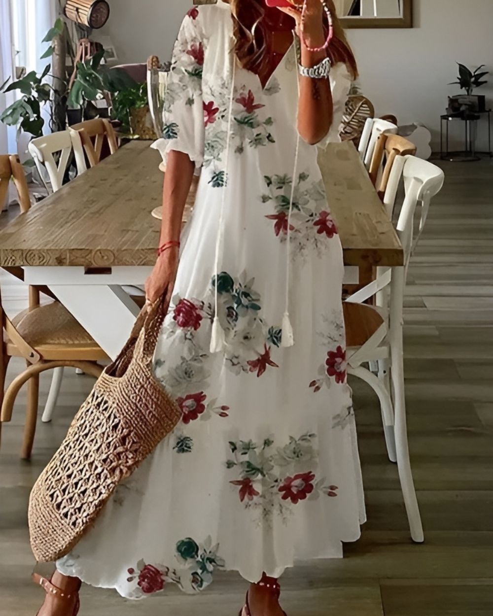 Robe Bohème Fluide Femme Été