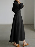 Robe longue fluide femme en tissu léger
