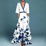 Robe Maxi Femme Motif Floral