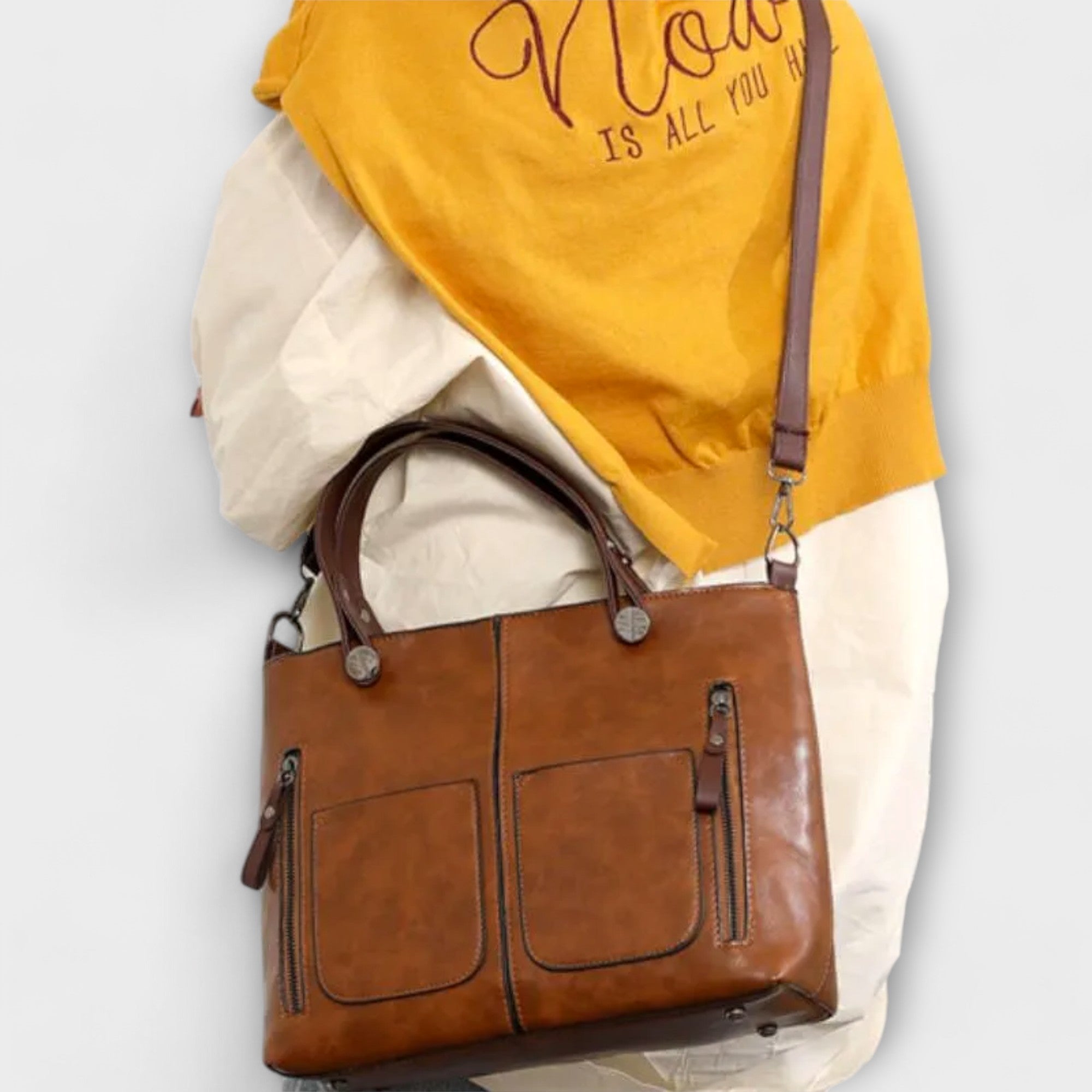 Sac cabas en cuir femme spacieux
