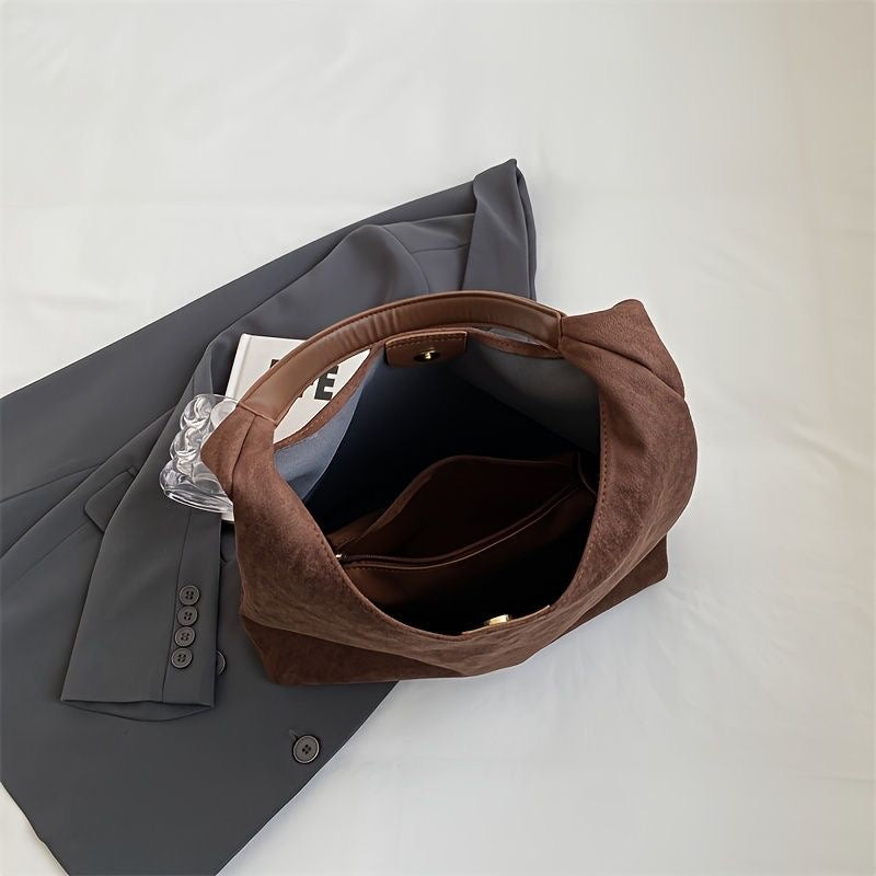 Sac Cabas en Daim Femme Anses d'Épaule