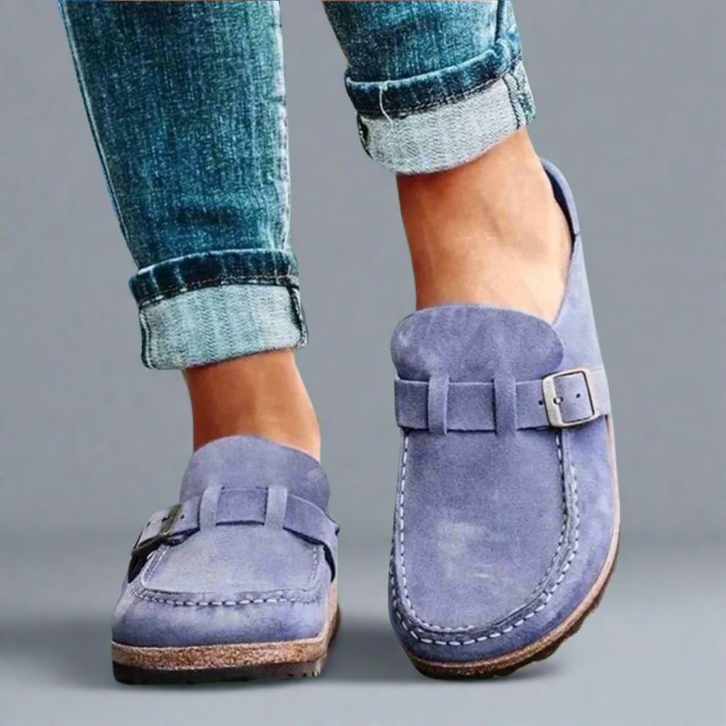 Sandales orthopédiques femme confort soutien plantaire - Violet