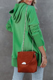 Sweat à Capuche Henley Oversize Femme