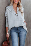 Sweat à capuche oversize femme manches longues
