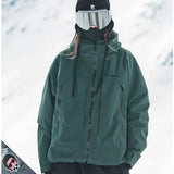 Veste de ski imperméable femme matelassée coupe-vent