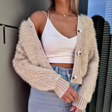 Veste femme effet peluche coupe ample mi-saison