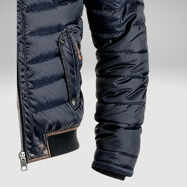 Veste homme col montant coupe ample mi-saison