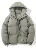 Veste matelassée femme légère à capuche zippée - Gris clair