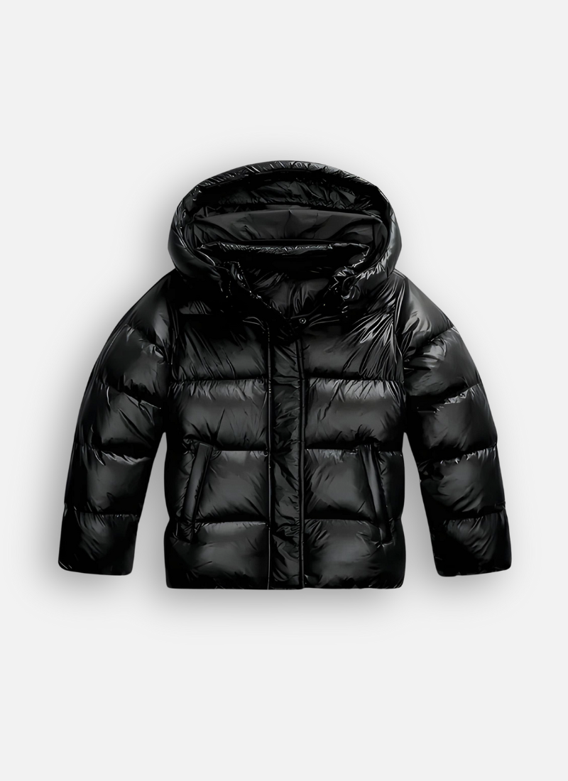 Veste matelassée femme légère coupe slim finition brillante