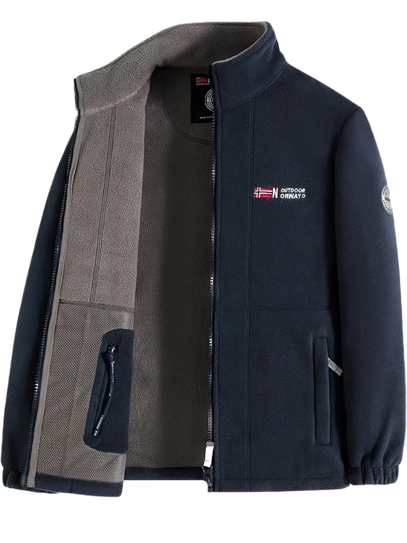Veste polaire homme légère et chaude - Bleu marine