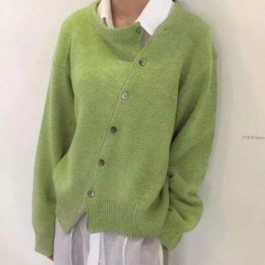 Veste portefeuille en cachemire femme à manches longues