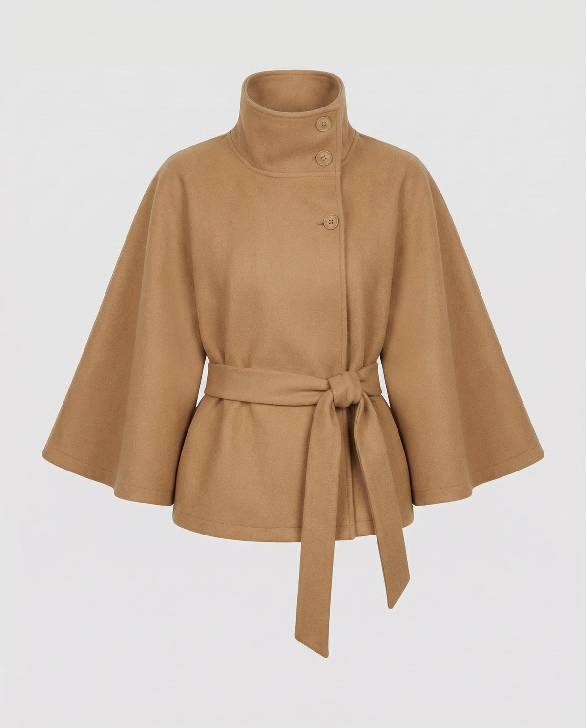 Alexandrine - Veste Cape Col Montant