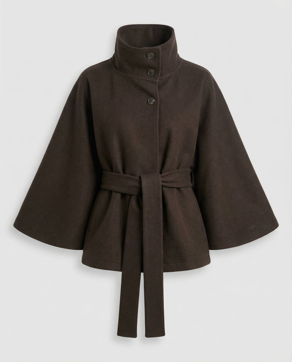 Alexandrine - Veste Cape Col Montant