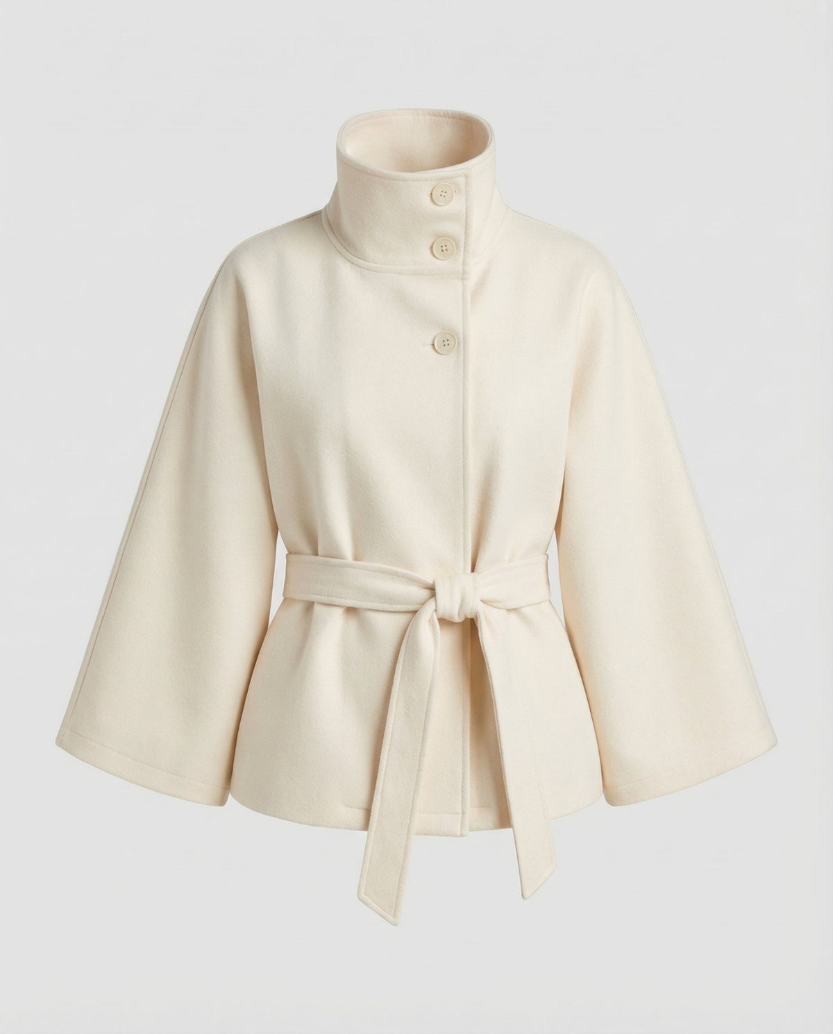 Alexandrine - Veste Cape Col Montant