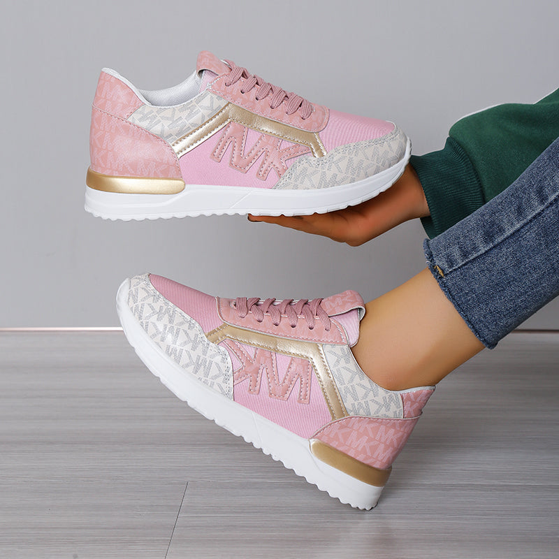Baskets Femme Confort Orthopédique - Rose