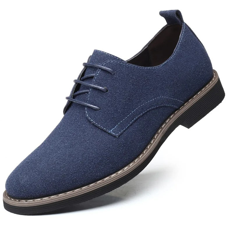 Baskets homme en cuir élégantes - Bleu