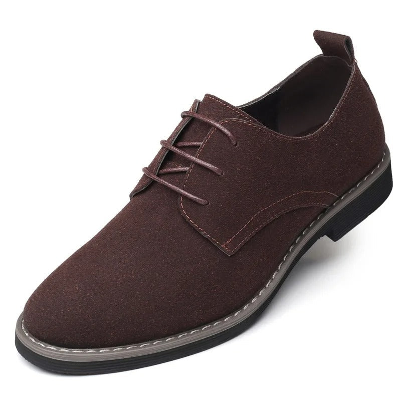 Baskets homme en cuir élégantes - Café