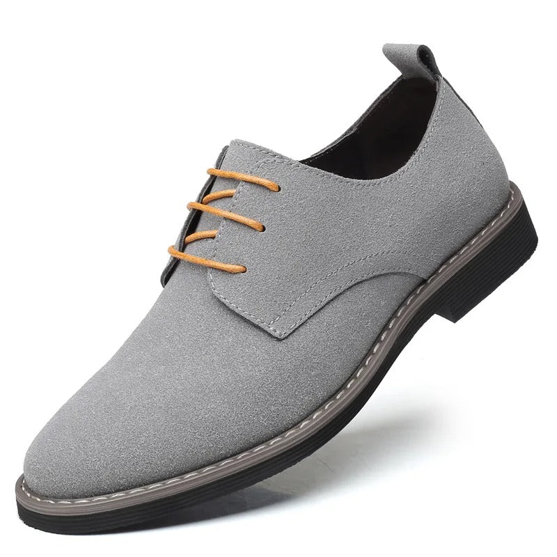 Baskets homme en cuir élégantes - Gris