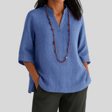 Blouse femme coupe ample décontractée légère