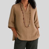Blouse femme coupe ample décontractée légère
