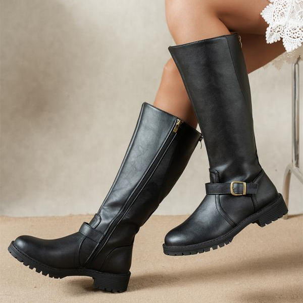 Bottes Orthopédiques Femme Bout Large Semelle Ergonomique Confort