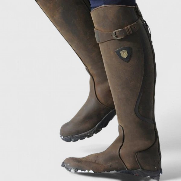 Bottes orthopédiques femme hautes à boucle ajustable