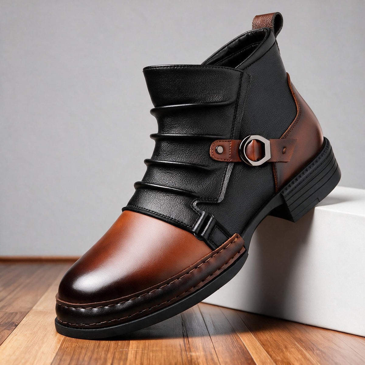 Félix - Bottines Boucle Cuir Confort