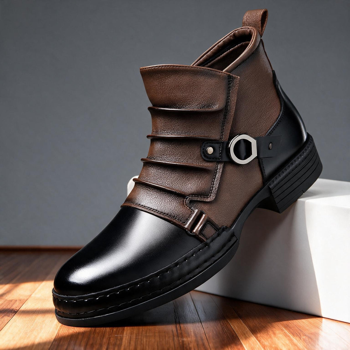 Félix - Bottines Boucle Cuir Confort