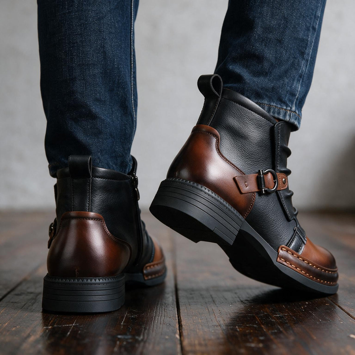 Félix - Bottines Boucle Cuir Confort