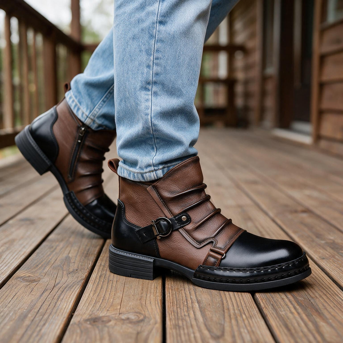 Félix - Bottines Boucle Cuir Confort