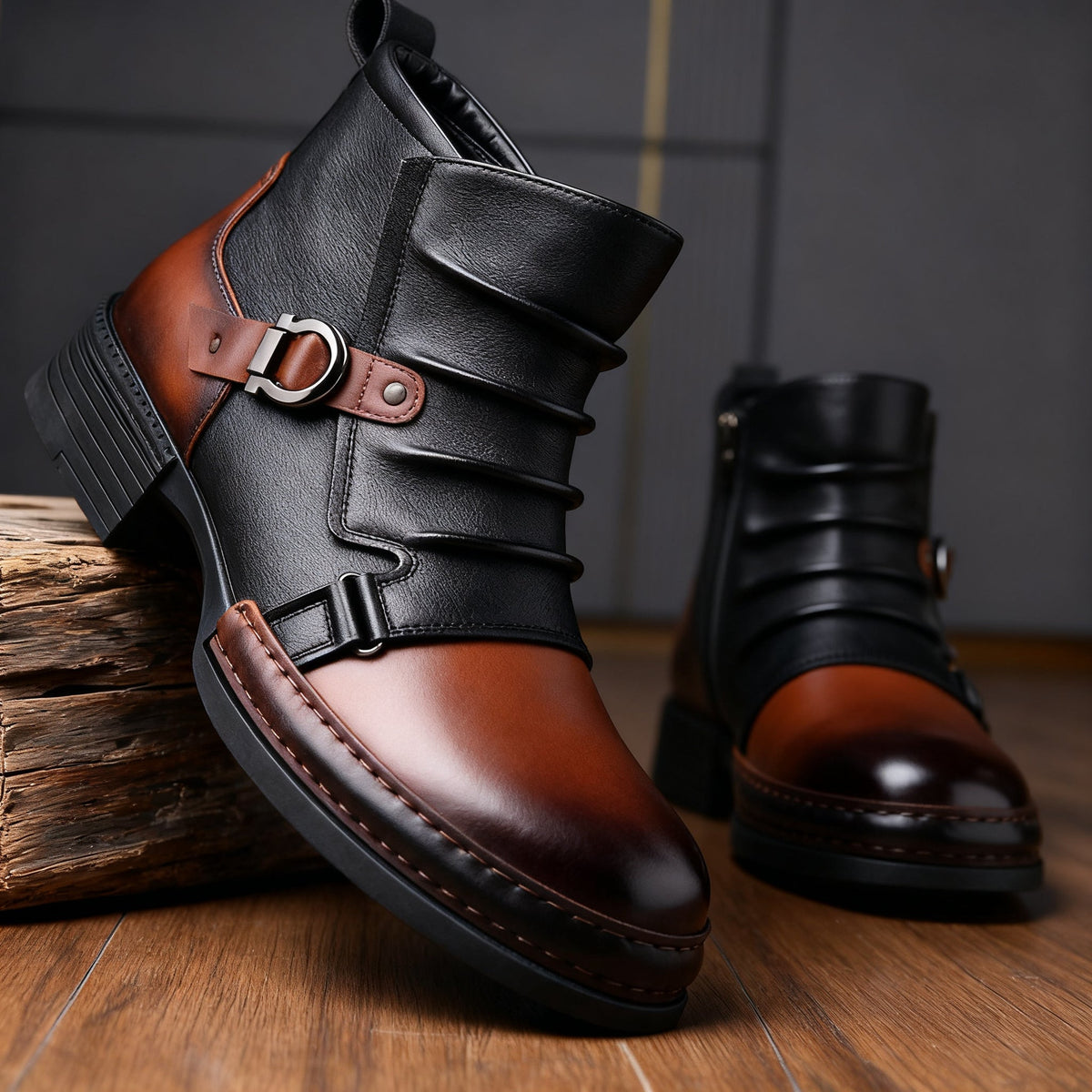 Félix - Bottines Boucle Cuir Confort