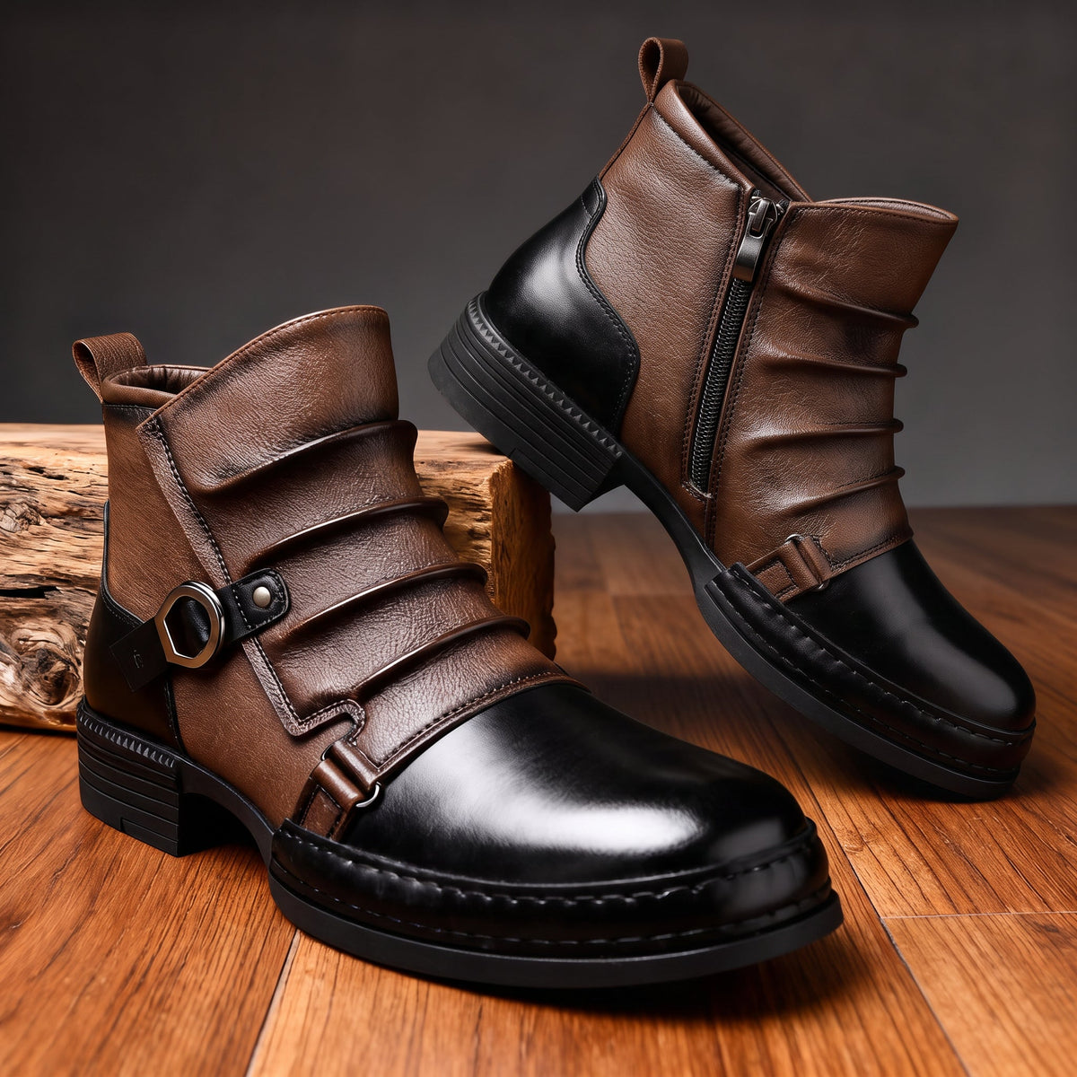 Félix - Bottines Boucle Cuir Confort
