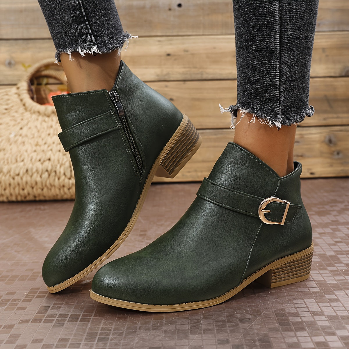 Laurette - Bottines Chelsea Talon Bloc