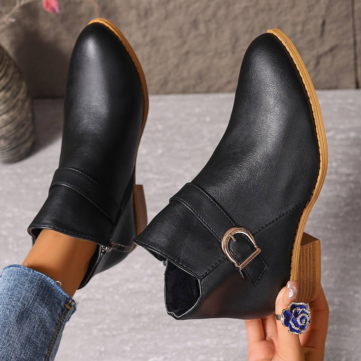 Laurette - Bottines Chelsea Talon Bloc