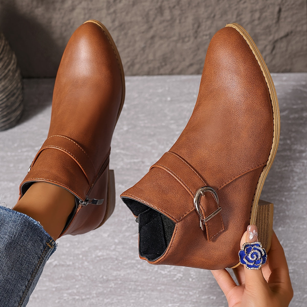 Laurette - Bottines Chelsea Talon Bloc
