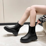 Bottines Chelsea Femme Semelle Crantée