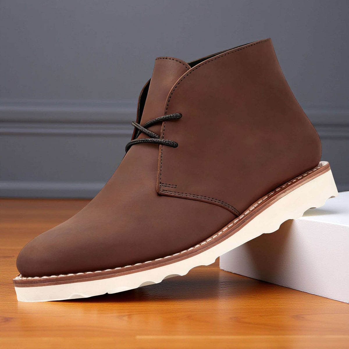 Adam - Bottines Chukka Cuir Confort