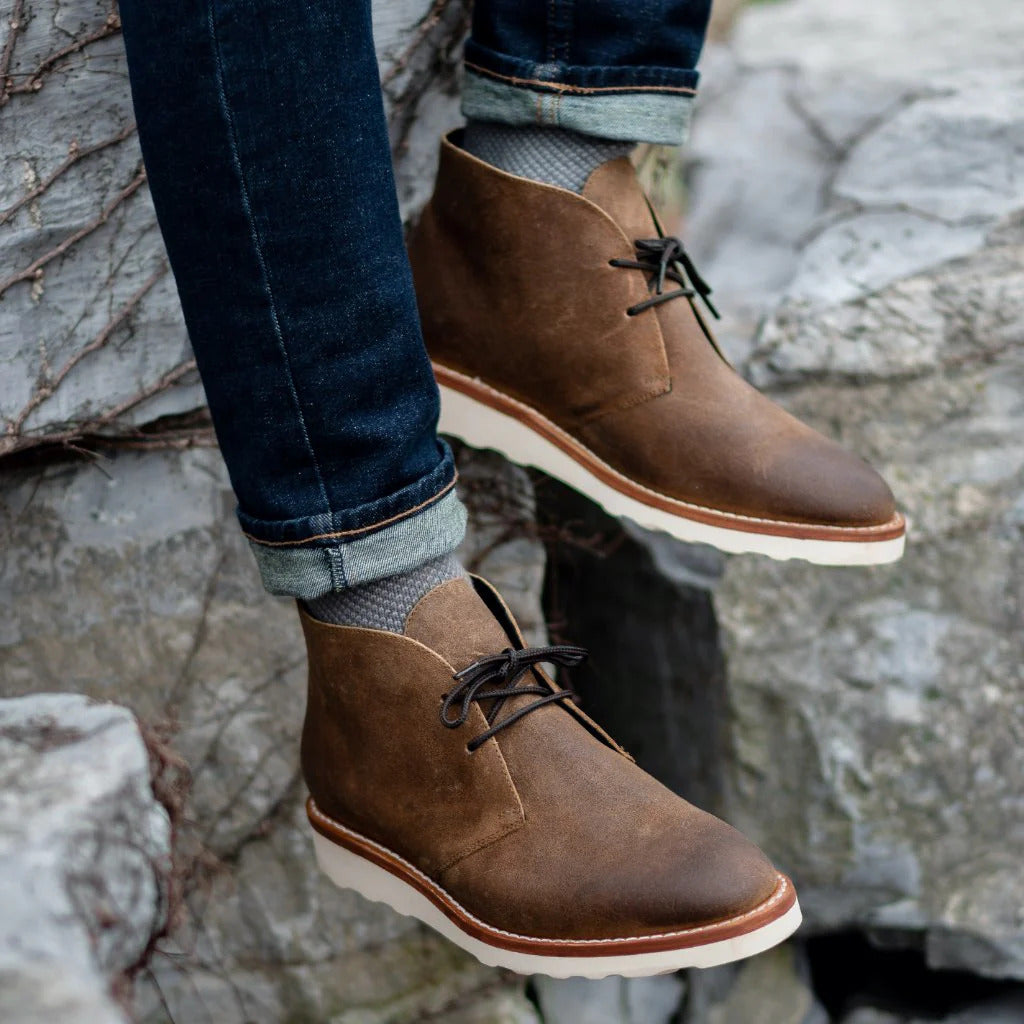 Adam - Bottines Chukka Cuir Confort