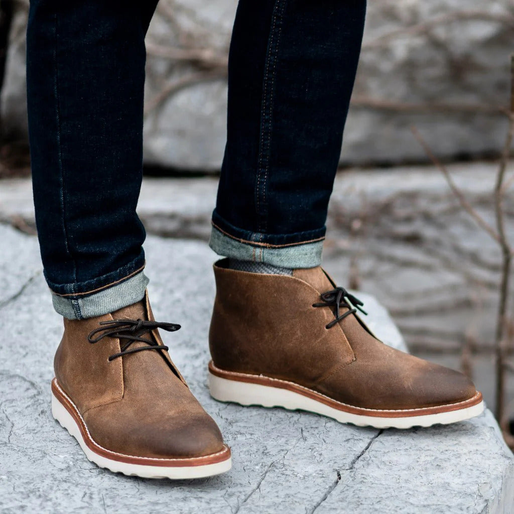 Adam - Bottines Chukka Cuir Confort