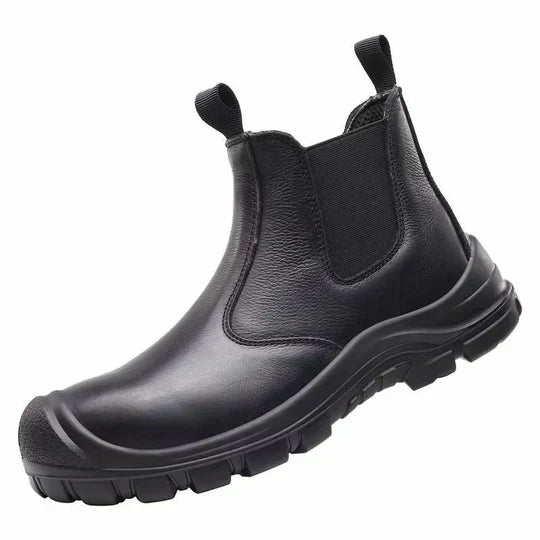 Bottines de sécurité orthopédiques en cuir