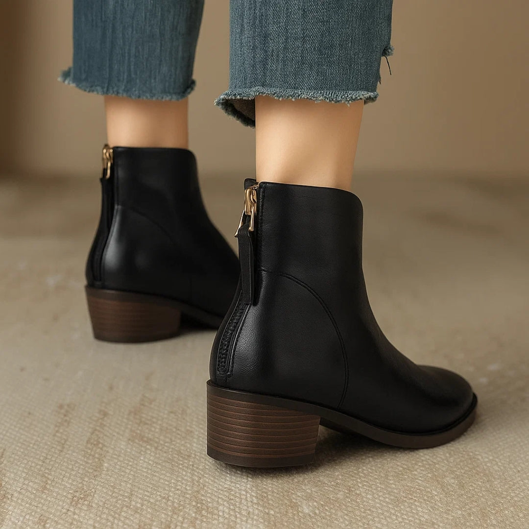 Bottines Femme Cuir Souple Confort
