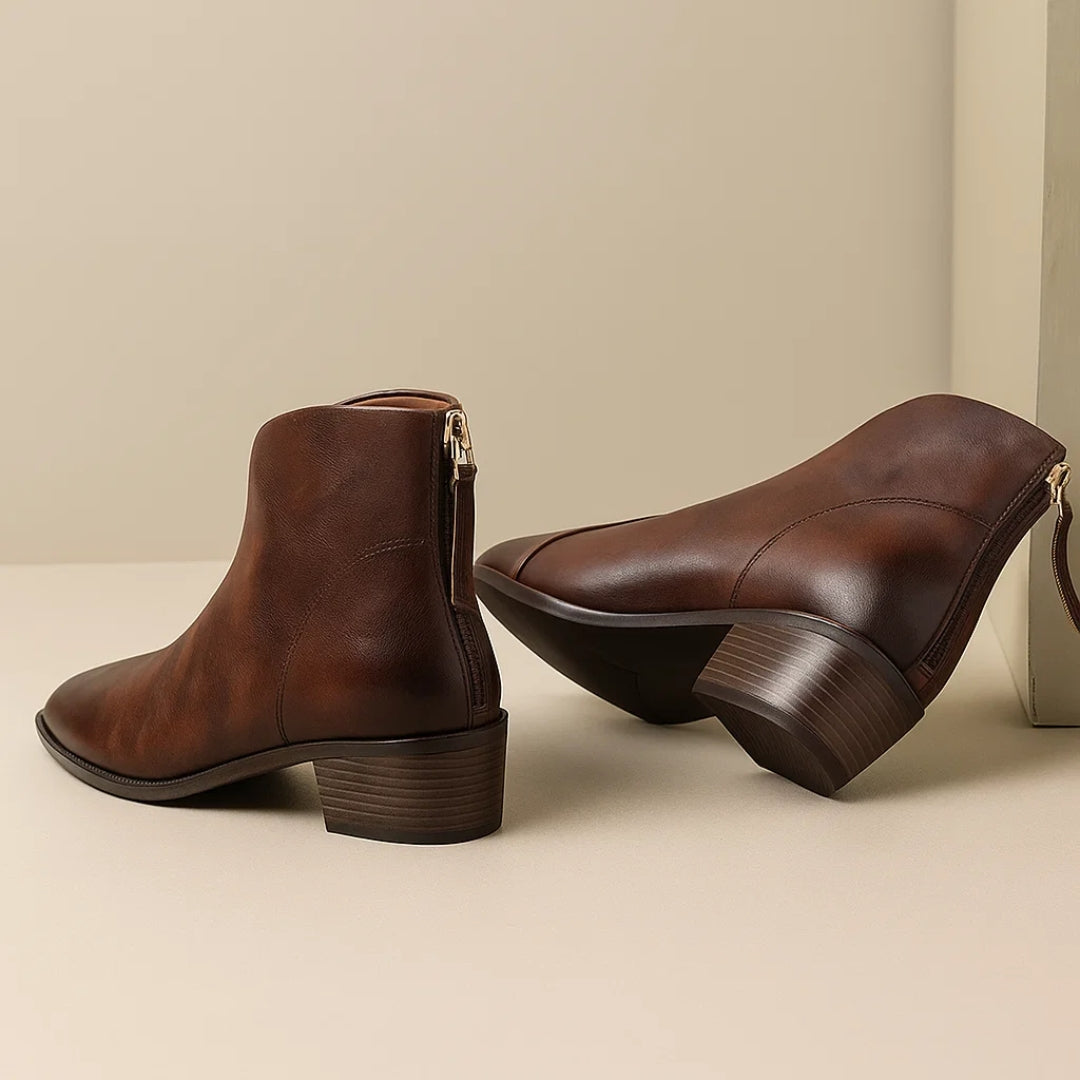 Bottines Femme Cuir Souple Confort