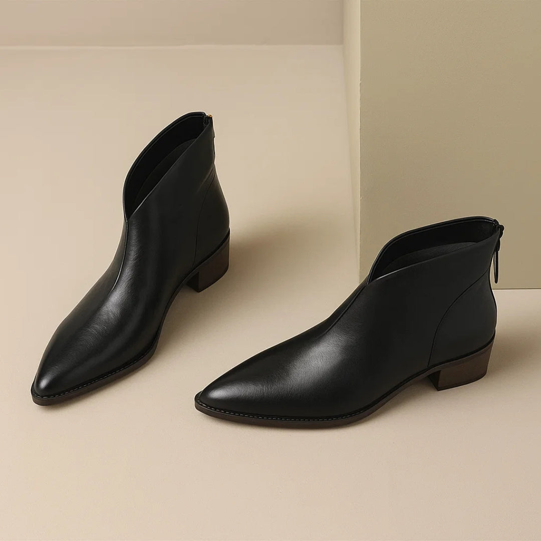 Bottines Femme Cuir Souple Confort
