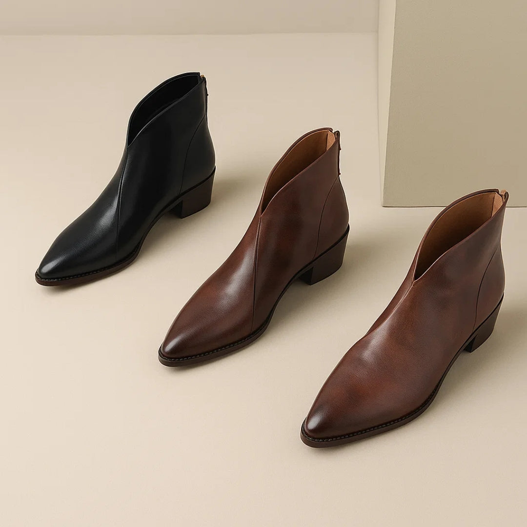 Bottines Femme Cuir Souple Confort