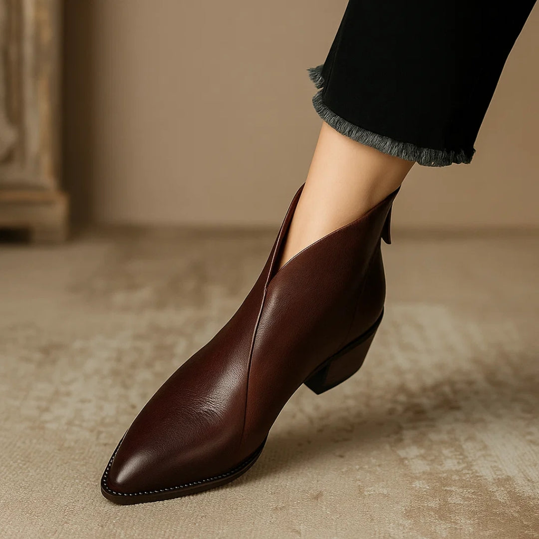 Bottines Femme Cuir Souple Confort